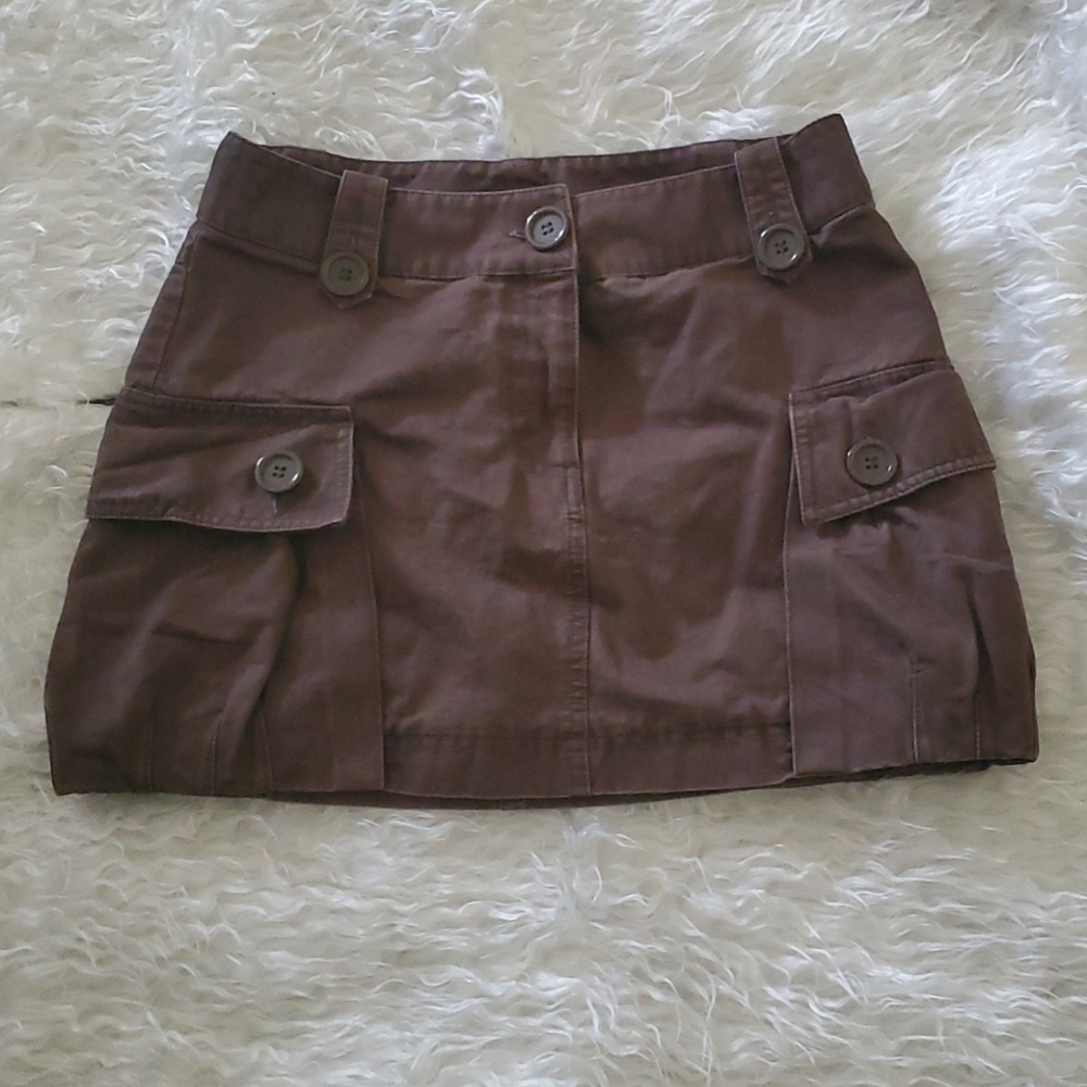 H&M Mini Skirt size 6 Brownish/Olive